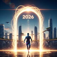 Boldly enter 2026's bright future cityscapes