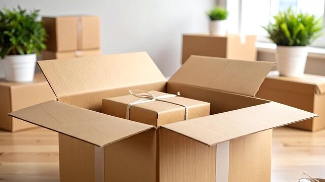 Moving Boxes and Plants: Packing and Unpacking Home Items