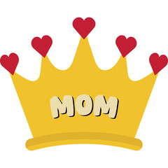 Mother's Day Crown Illustration