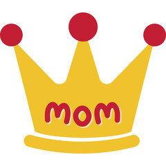 Mother's Day Crown Illustration