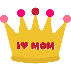 Mother's Day Crown Illustration