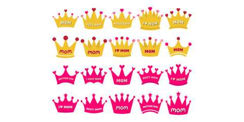Mother's Day Crown Illustration