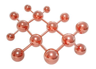 Obraz premium 3d model of molecule