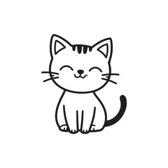 vector illustration of a cat