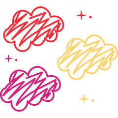 Cute Kids Doodle Scribble