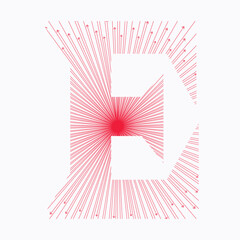 Abstract geometric design with vibrant color accents