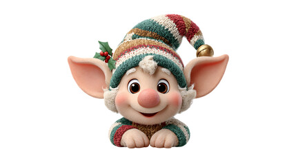 adorable elf emoji with big ears
