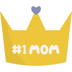 Mother's Day Crown Illustration