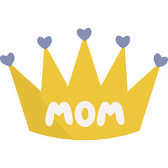 Mother's Day Crown Illustration