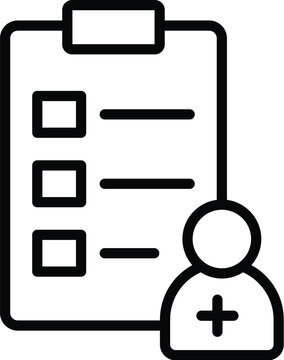 enrollment web icon in outline style