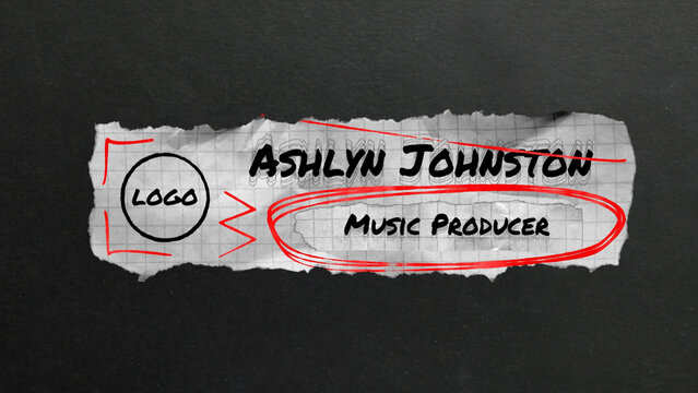 Paper Logo Lower Third 08