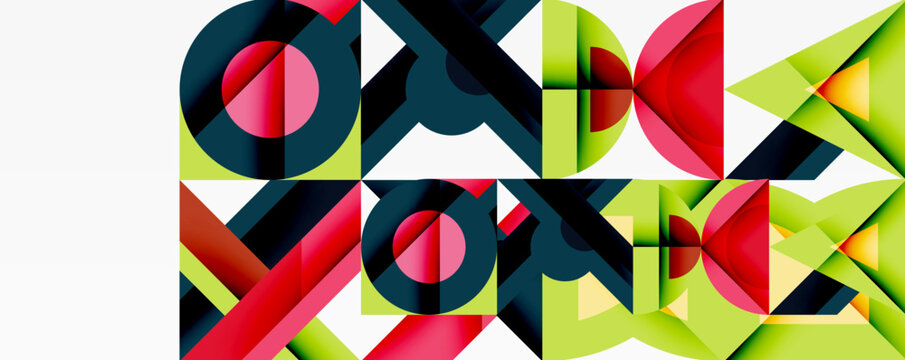 Geometric patterns form word OXO. Bold colors, pink, green, black create dynamic visual effect. Modern design, clean lines.