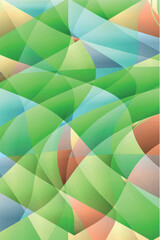 Colorful distorted abstract geometric pattern. Vector illustration
