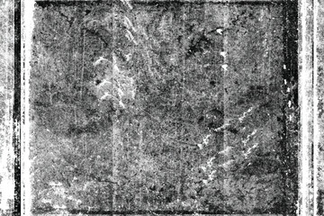 Black and white grungy abstract background. Grungy frame. Vector illustration
