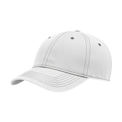 Fototapeta premium white courier baseball cap