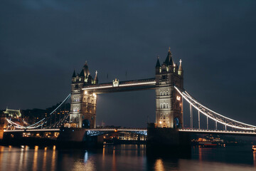Obraz premium Tower bridge at night, London