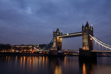 Obraz premium Tower bridge at night, London