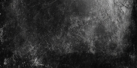 Abstract Black and White Grunge 
Wall Texture Background with Paint Splatter and Scratches for Overlay and Design.