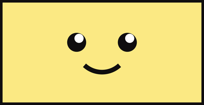 ractangle shape cute cartoon