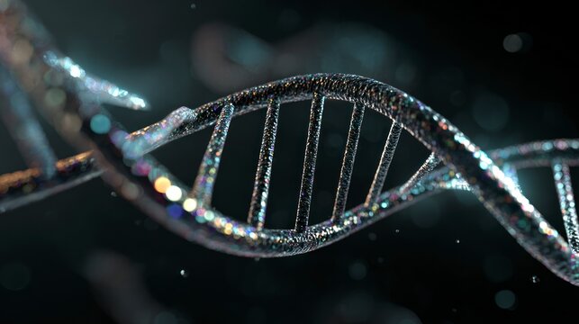 Dna double helix scientific image - Powered by Adobe