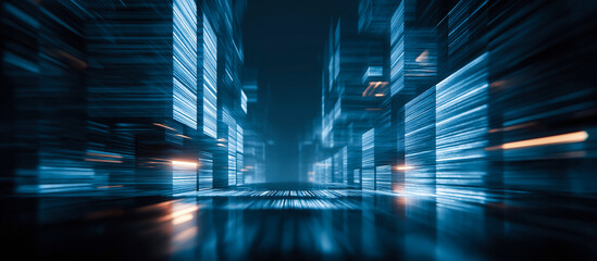 abstract digital futuristic concept background, digital document management system