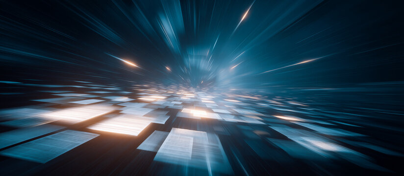 abstract digital futuristic concept background, digital document management system