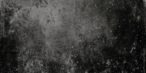 Grunge texture featuring distressed black and white surfaces with authentic paint splatters.
