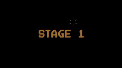 8bit pixel text animation on dark background. Vintage Arcade Game Style Graphics. 4k video.