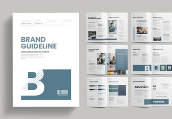 Brand Guidelines Template Design Layout