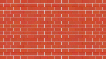 Obraz premium Realistic Red Brick Wall Design Background – Seamless Brick Pattern for Creative Projects