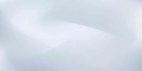 Silver foil background with metal mirror texture. Chrome gradient surface with light gloss simple abstract. Blure Vector