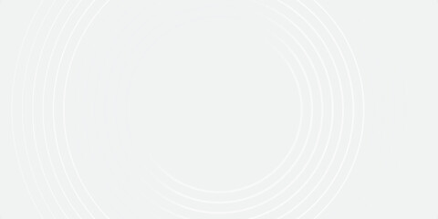 Abstract white glowing geometric lines on gray background. Modern shiny blue circle lines pattern. Futuristic technology design simple art modern