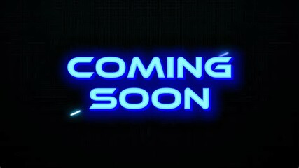 Coming Soon" An Exciting Announcement on the Horizon, Prepare for an Imminent Arrival! 4K Motion Animations
