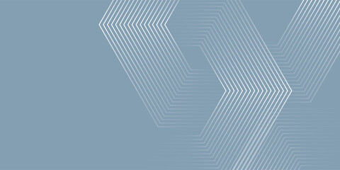 Abstract hexagon lines on gray background. Geometric stripe line art design modern vector texture concept eps10
