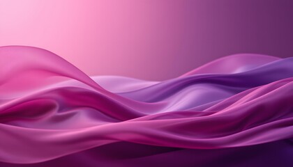 Obraz premium Soft Flowing Fabric in Shades of Pink and Violet Creating an Abstract Background