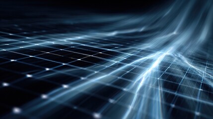 Dynamic Visual Metaphor of Clean Energy Streams Flowing into G Standard Scale Futuristic Digital Environment Abstract Data Visualization