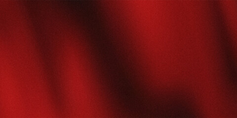 Red black grainy background with a noise color gradient and dark texture, ideal for banner header cover or backdrop design,copy space
