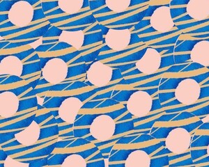 Donut pattern background illustration template printable 