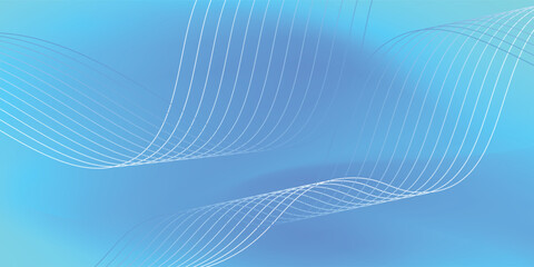 The background is in soft blue and pastel tones, lighter and brighter, creating a fresh and natural feel. vector illustration eps10