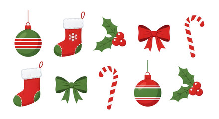 christmas icons set