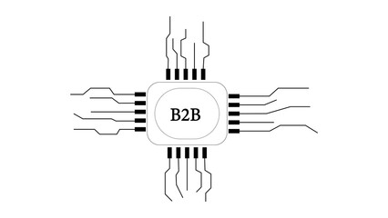 Business to business concept symbol with AIzaSyB9pjOfguOs0OVQ0FXfqGQ1gdqcInOpFxE