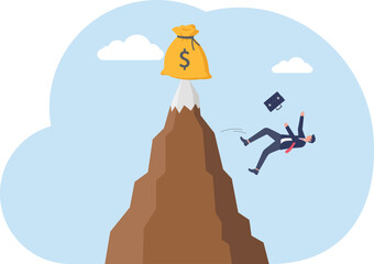 illustration of failure in the attempt to gain business profits
