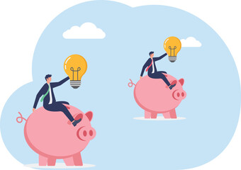 illustration of creativity in bringing new ideas and innovations to maintain the growth of unicorn-level startup businesses
