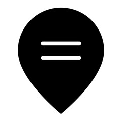 Speech bubble icon glyph style vector illustration