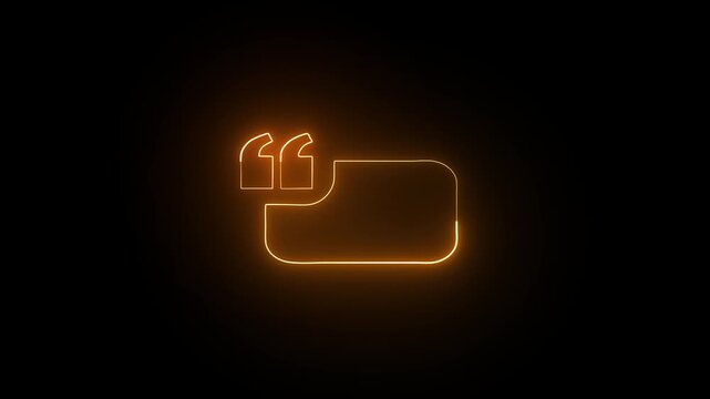 Text frame, text box template icon animation 