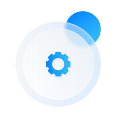 Business Infographic Button UI UX Bubble Blur Website Asset Element Template Frosted Glass Glasmorphism Style Eps Svg	
