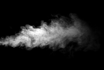 White smoke on a black background creates a dramatic texture for design overlay effects atmospheric...