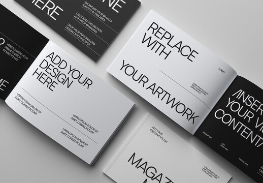 Landscape Magazine Mockup