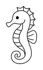 Seepferdchen Vektor Illustration