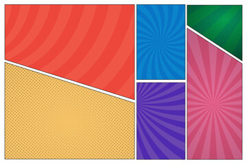 Colorful Comic Background